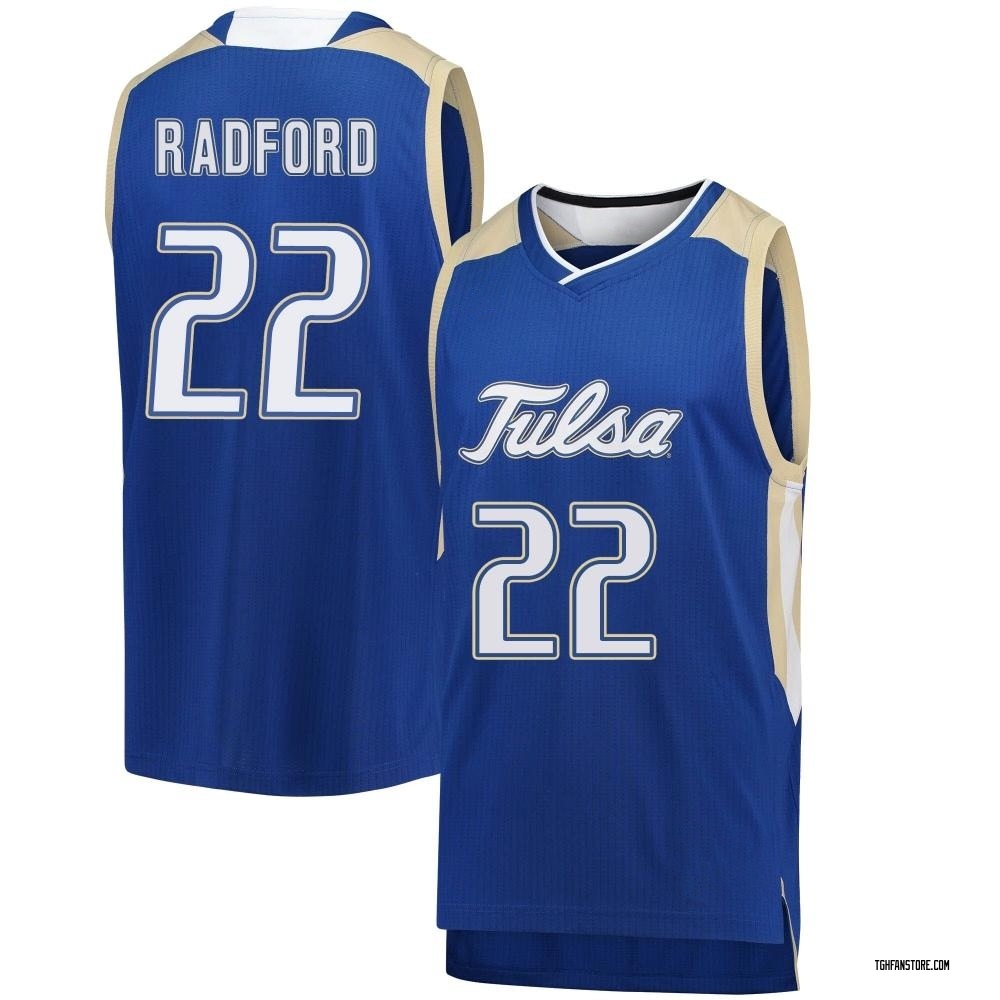 Men's Ben Radford Tulsa Golden Hurricane Replica Basketball Jersey - Royal