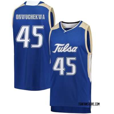 Men's Doryan Onwuchekwa Tulsa Golden Hurricane Replica Basketball Jersey - Royal