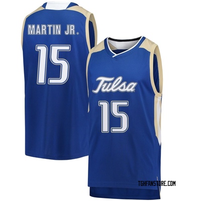 Men's KJ Martin Jr. Tulsa Golden Hurricane Replica Basketball Jersey - Royal