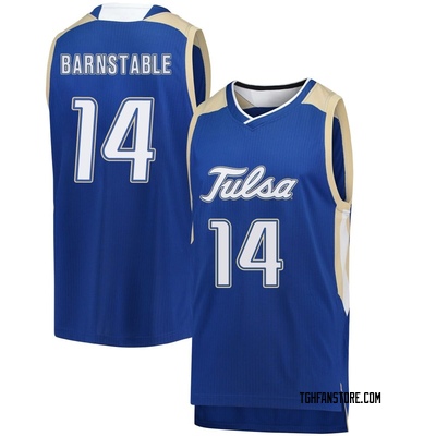 Men's Miles Barnstable Tulsa Golden Hurricane Replica Basketball Jersey - Royal