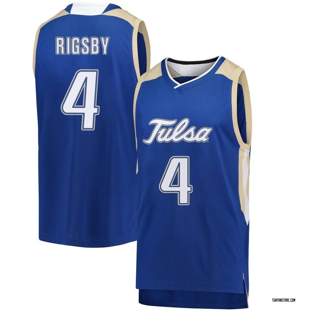 Men's Myles Rigsby Tulsa Golden Hurricane Replica Basketball Jersey - Royal