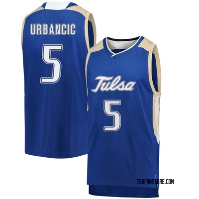 Men's Peyton Urbancic Tulsa Golden Hurricane Replica Basketball Jersey - Royal
