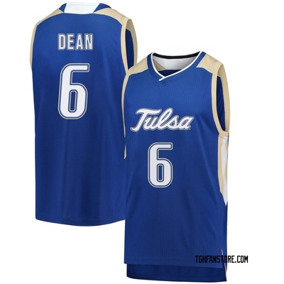 Men's Romad Dean Tulsa Golden Hurricane Replica Basketball Jersey - Royal