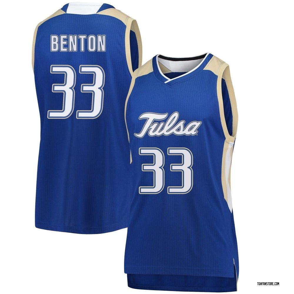 Women's Carter Benton Tulsa Golden Hurricane Replica Basketball Jersey - Royal