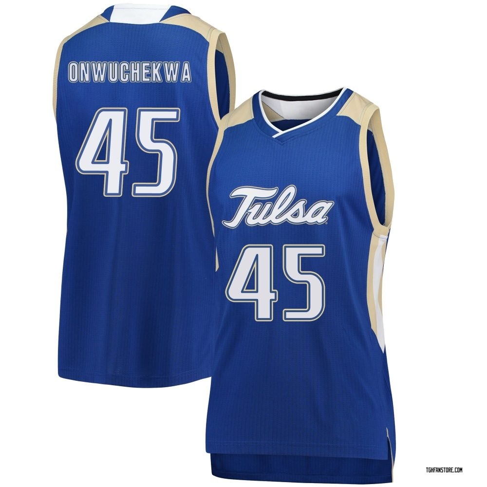 Women's Doryan Onwuchekwa Tulsa Golden Hurricane Replica Basketball Jersey - Royal