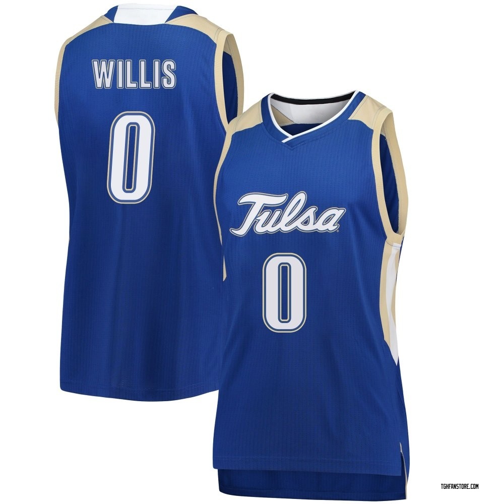 Women's Keaston Willis Tulsa Golden Hurricane Replica Basketball Jersey - Royal