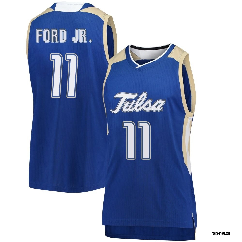 Women's Terrance Ford Jr. Tulsa Golden Hurricane Replica Basketball Jersey - Royal