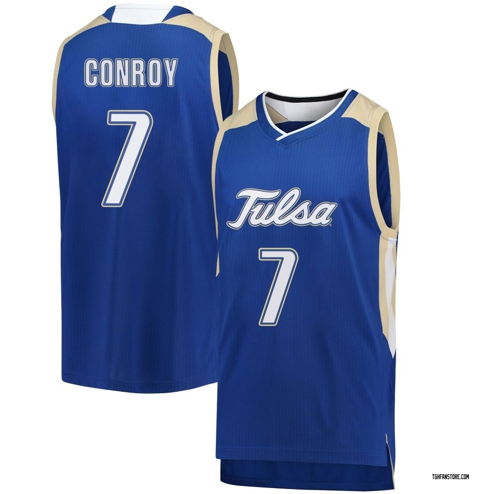 Youth Cal Conroy Tulsa Golden Hurricane Replica Basketball Jersey - Royal