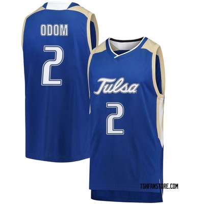 Youth Dwon Odom Tulsa Golden Hurricane Replica Basketball Jersey - Royal