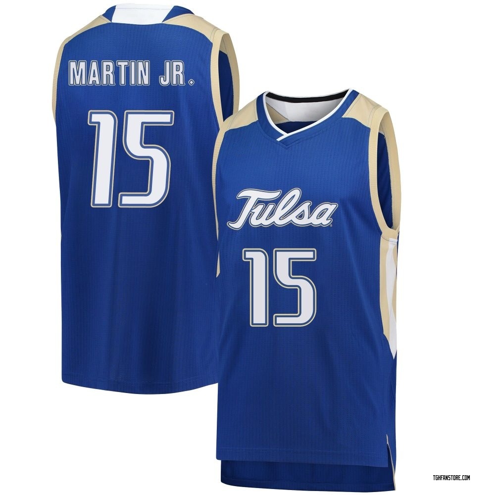 Youth KJ Martin Jr. Tulsa Golden Hurricane Replica Basketball Jersey - Royal