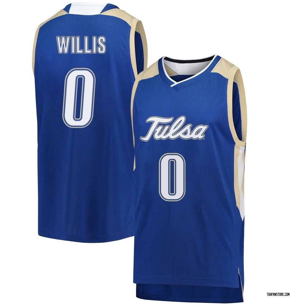Youth Keaston Willis Tulsa Golden Hurricane Replica Basketball Jersey - Royal
