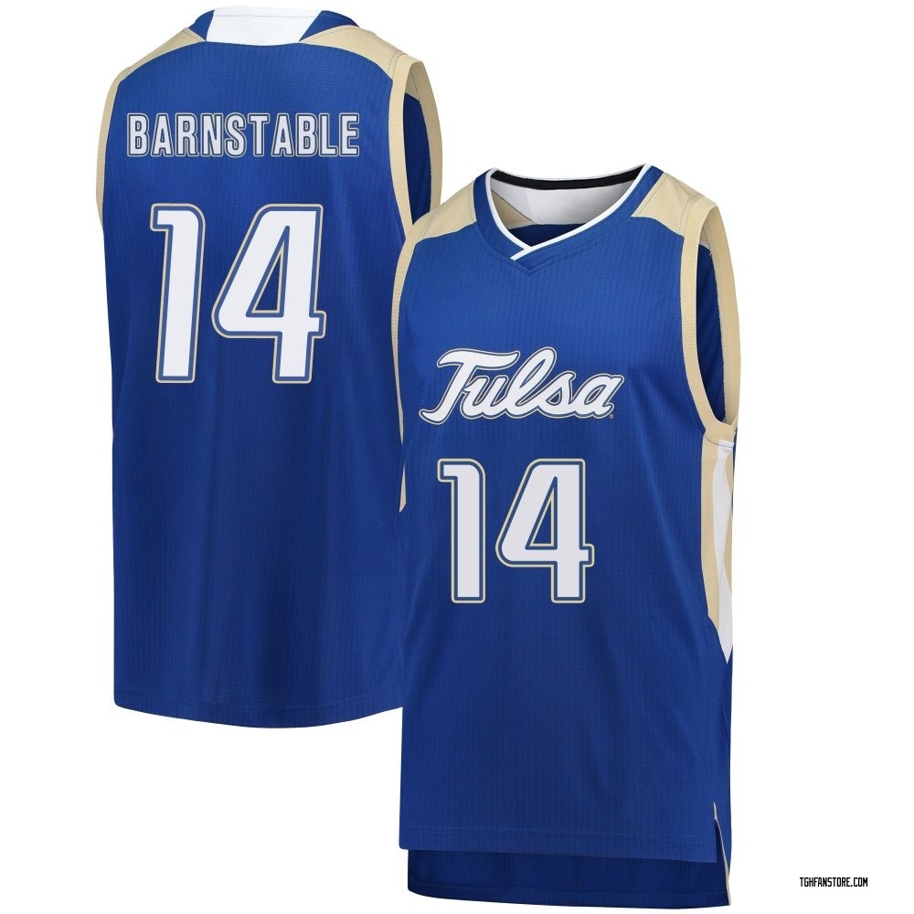 Youth Miles Barnstable Tulsa Golden Hurricane Replica Basketball Jersey - Royal